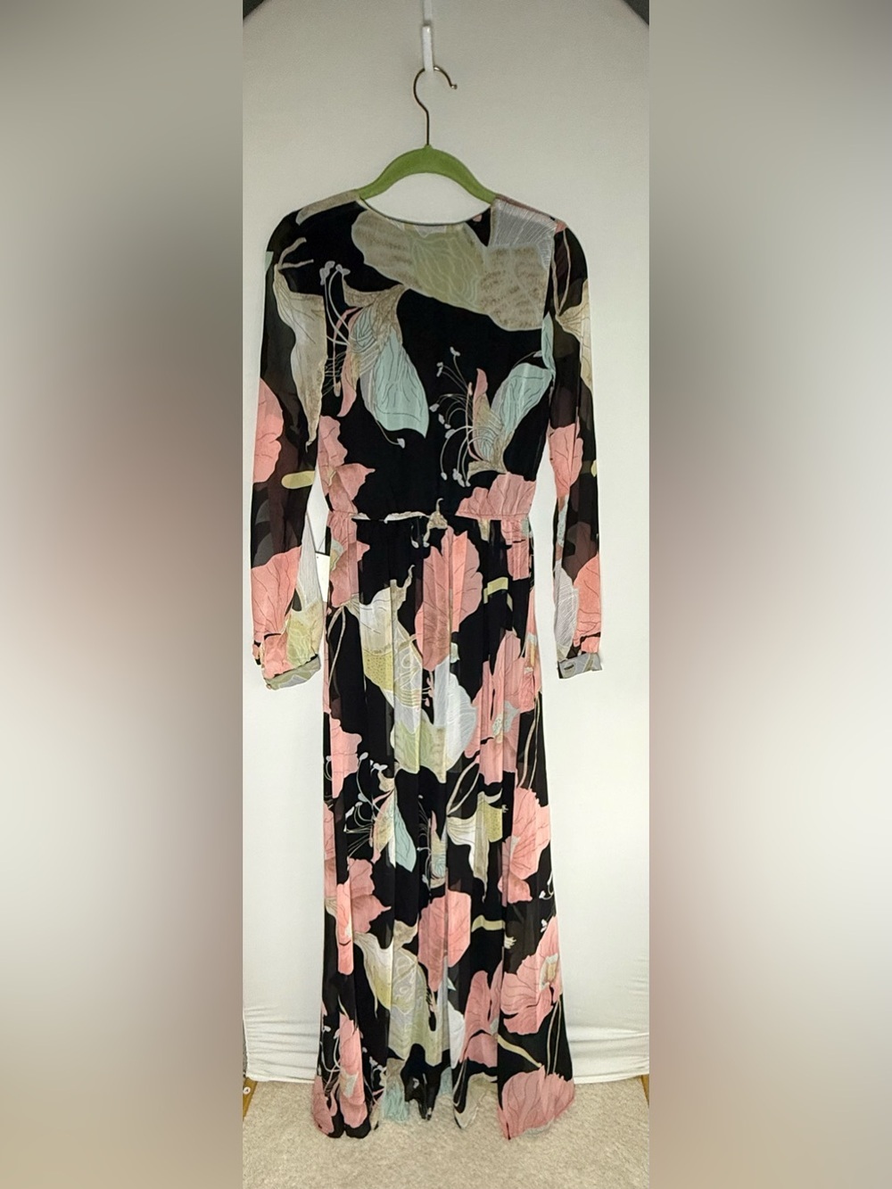Lulus long sleeve maxi dress • NWT • Women’s XS - Picture 9 of 10
